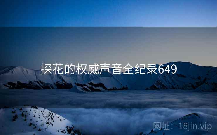 探花的权威声音全纪录649