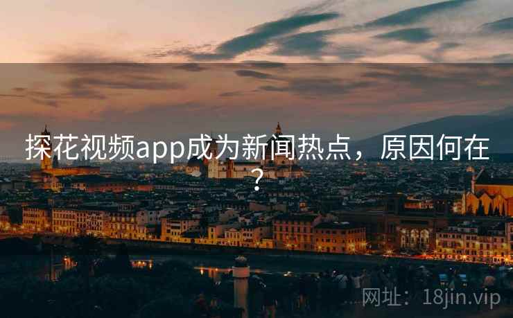 探花视频app成为新闻热点,原因何在? 探花视频app成为新闻热点,原因何在?